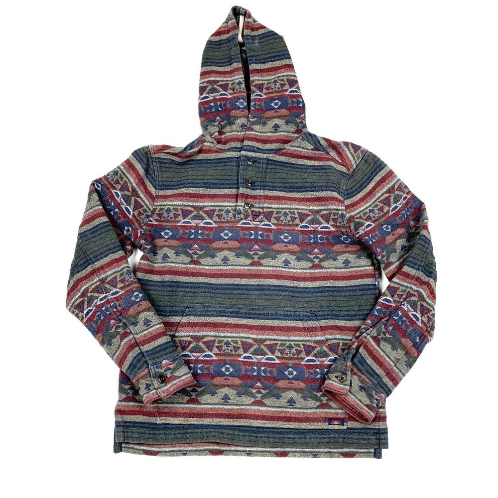 Faherty Cove Sweater Poncho Hoodie Sweatshirt XS